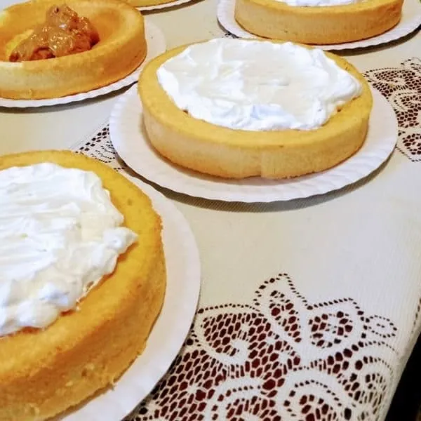 Caramel and cream flan