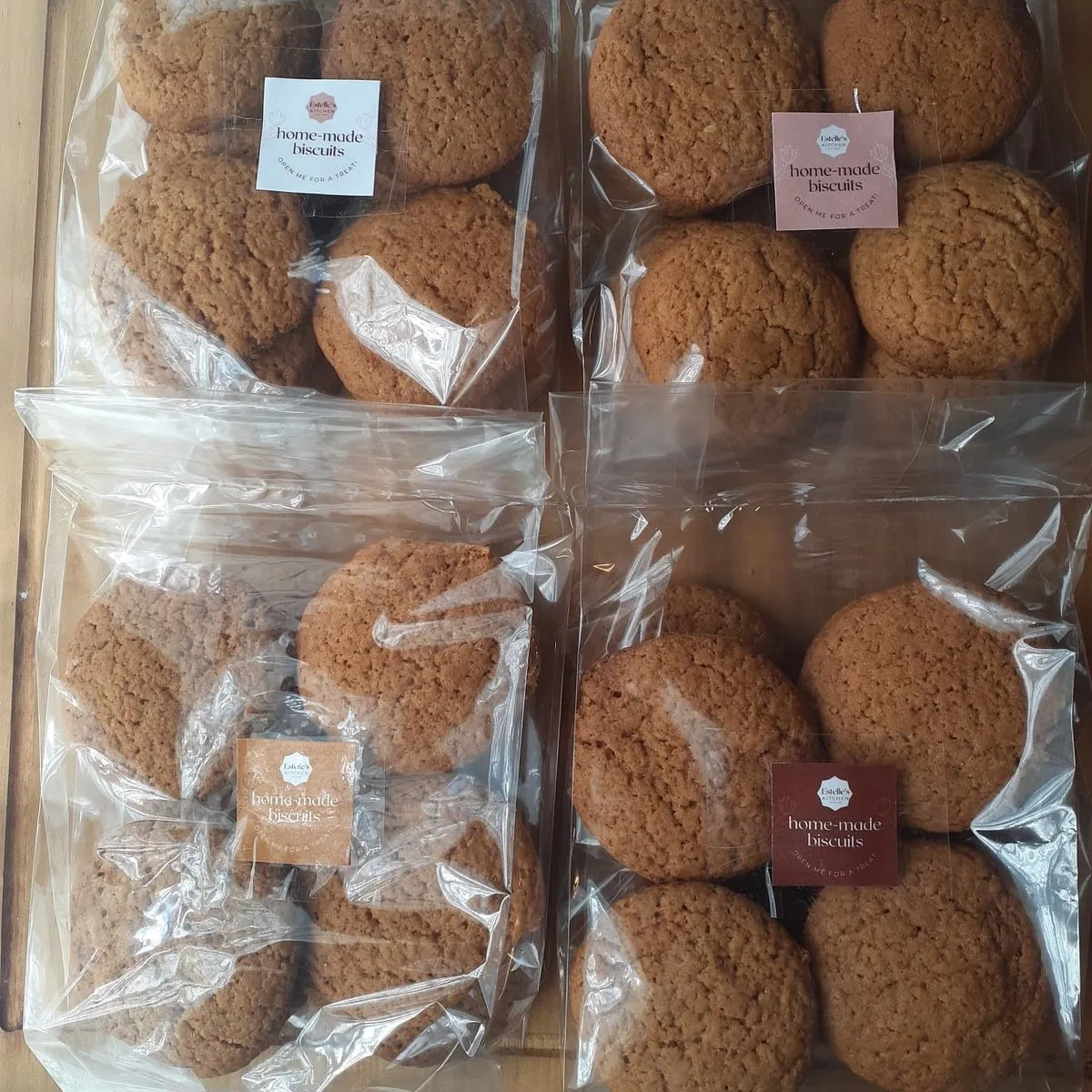 Ginger biscuit packet